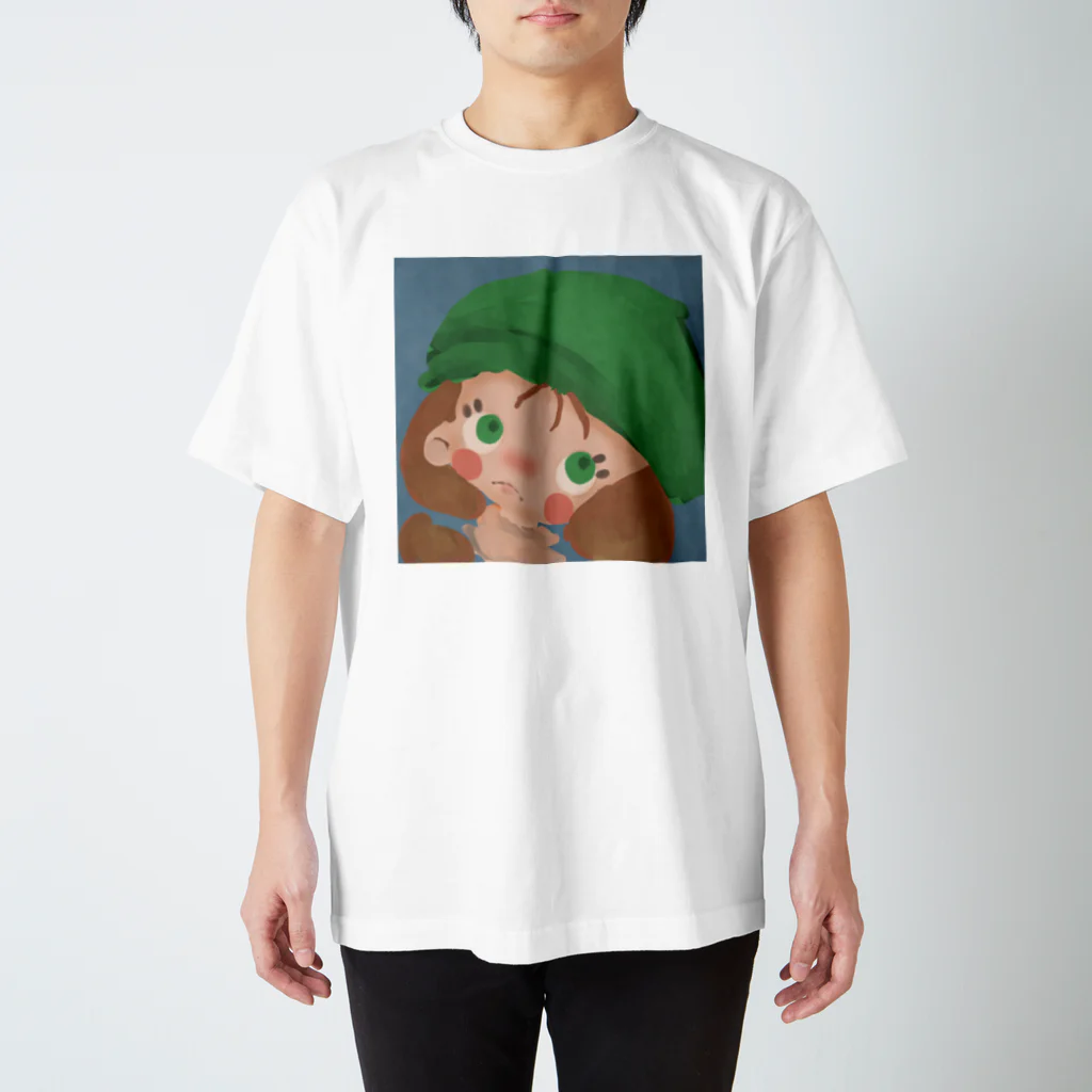 ネズミ工房の帽子を被った女の子 スタンダードTシャツ