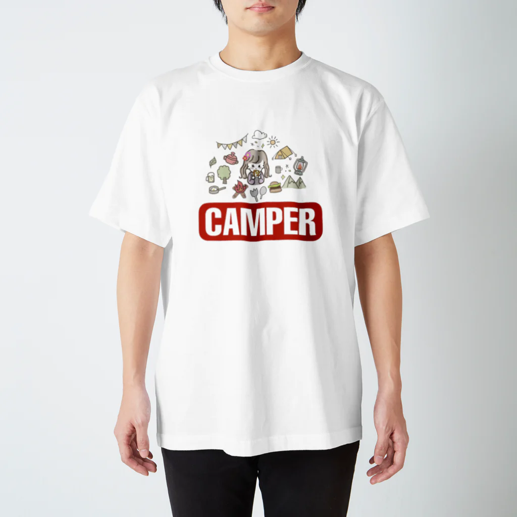 Ange ParisのGirls CAMPER スタンダードTシャツ