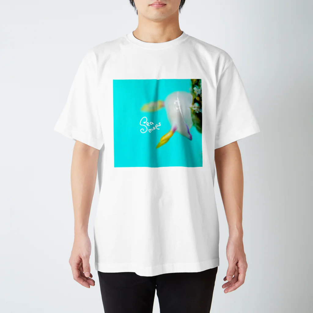 seamapsのゾウゲイロウミウシ Regular Fit T-Shirt