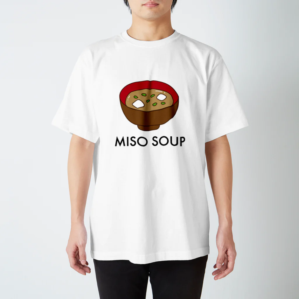 とりぷしんハウスのmiso soup スタンダードTシャツ