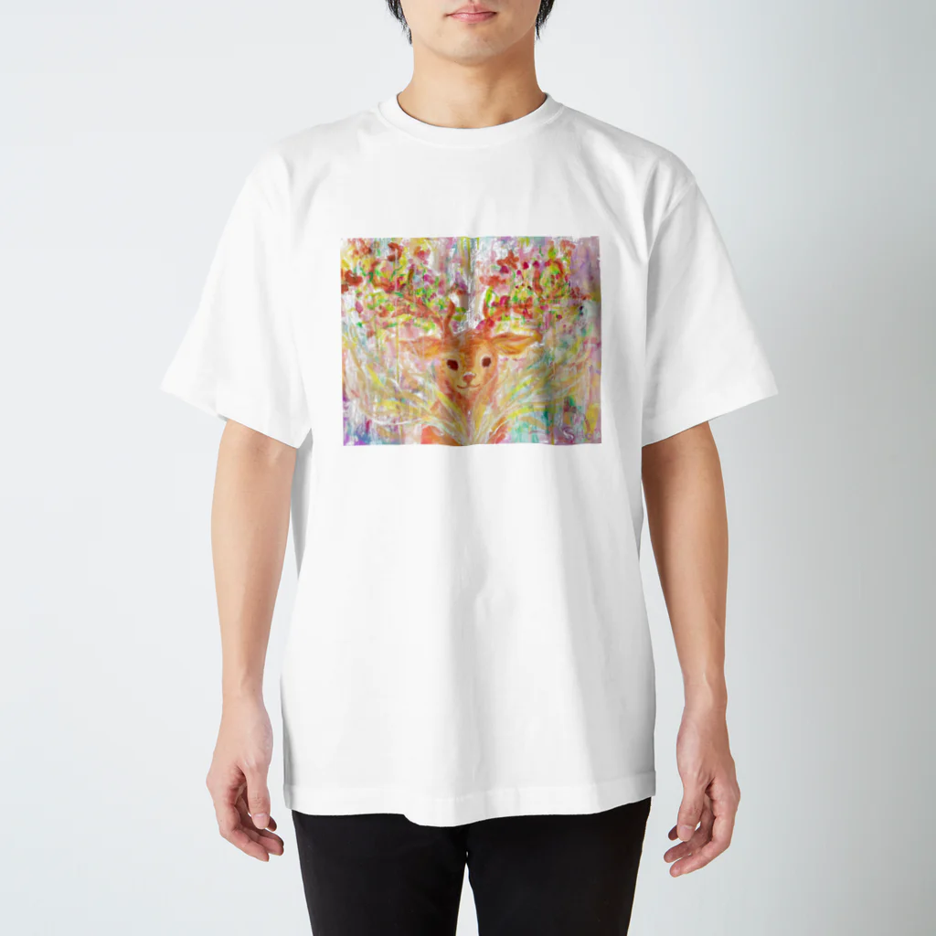 Lovearth🌍🌷の実りの鹿 スタンダードTシャツ