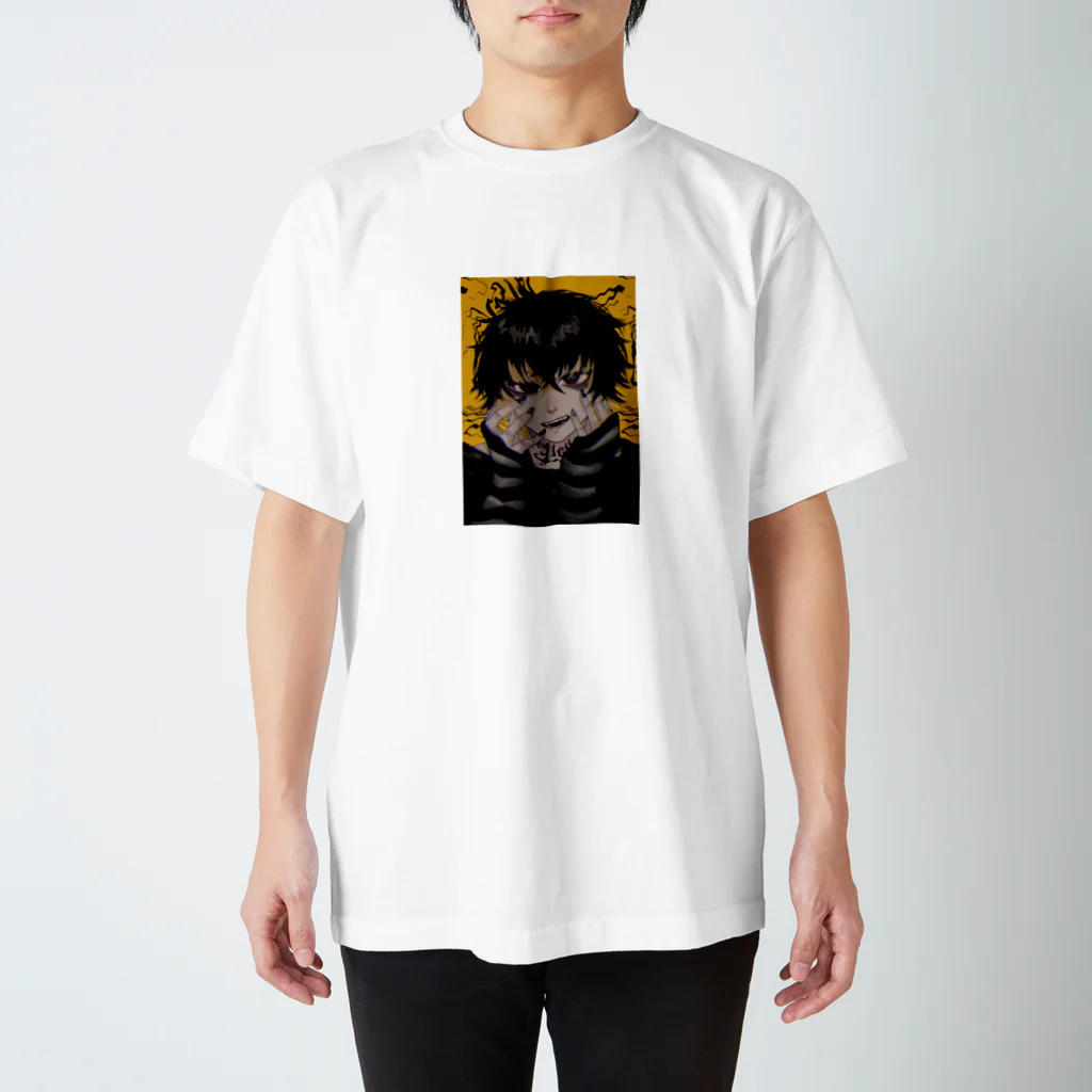 ALONE...の黒黄くん  スタンダードTシャツ