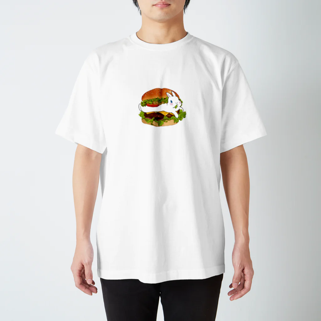 うさぎ王子のしもべのチーズラビットバーガー スタンダードTシャツ