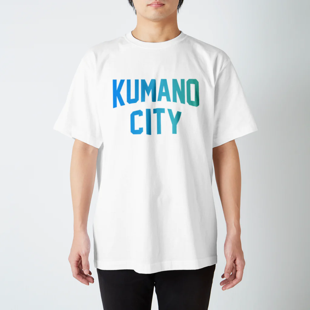 JIMOTOE Wear Local Japanの熊野市 KUMANO CITY スタンダードTシャツ