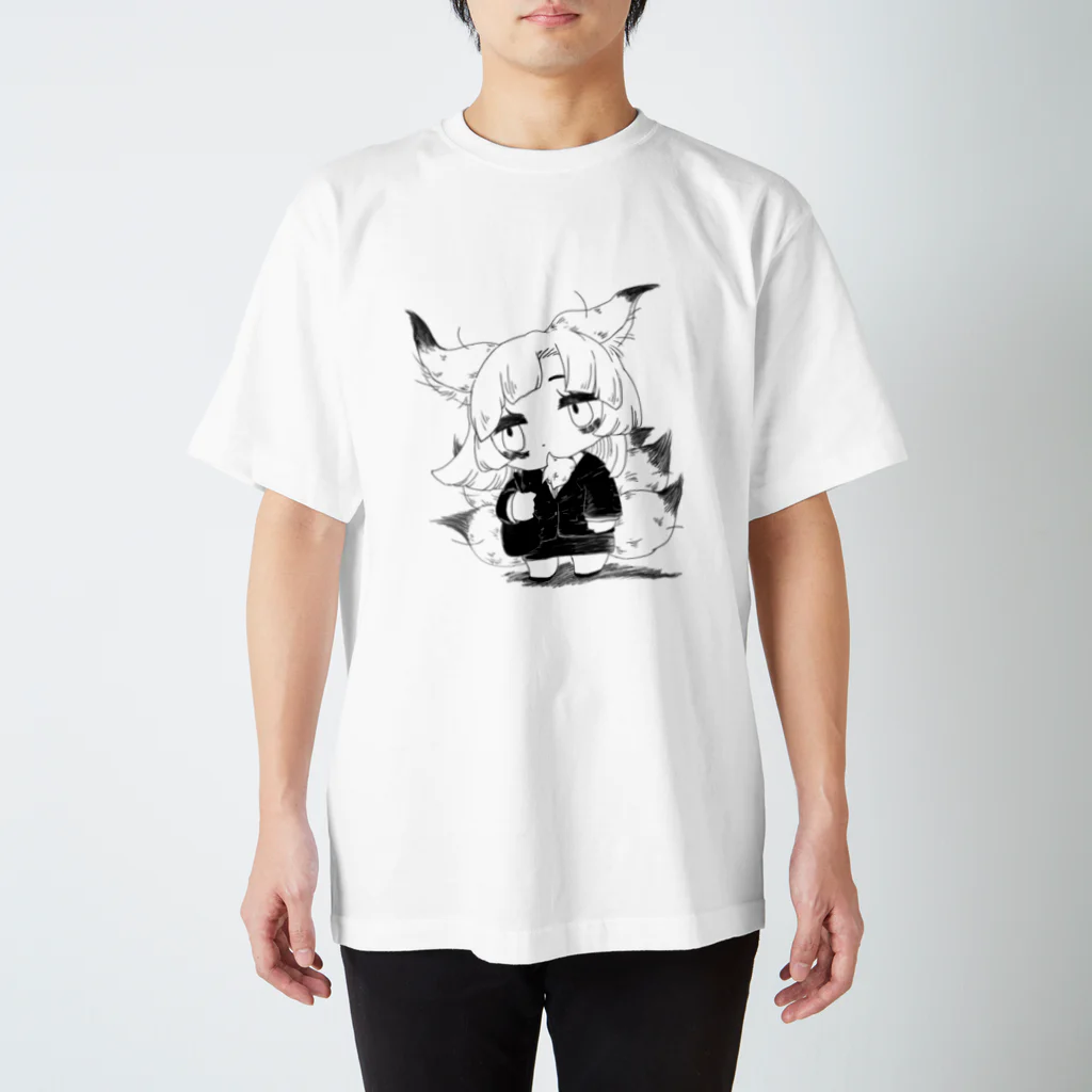 ユマニテンの過労きつねちゃん Regular Fit T-Shirt