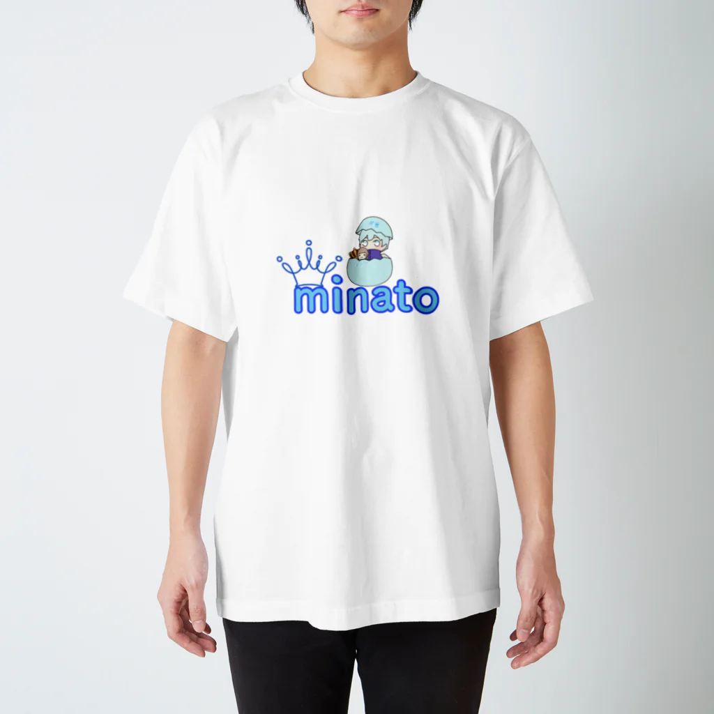 ℳ♛minato-sky blueのℳ♛minato スタンダードTシャツ