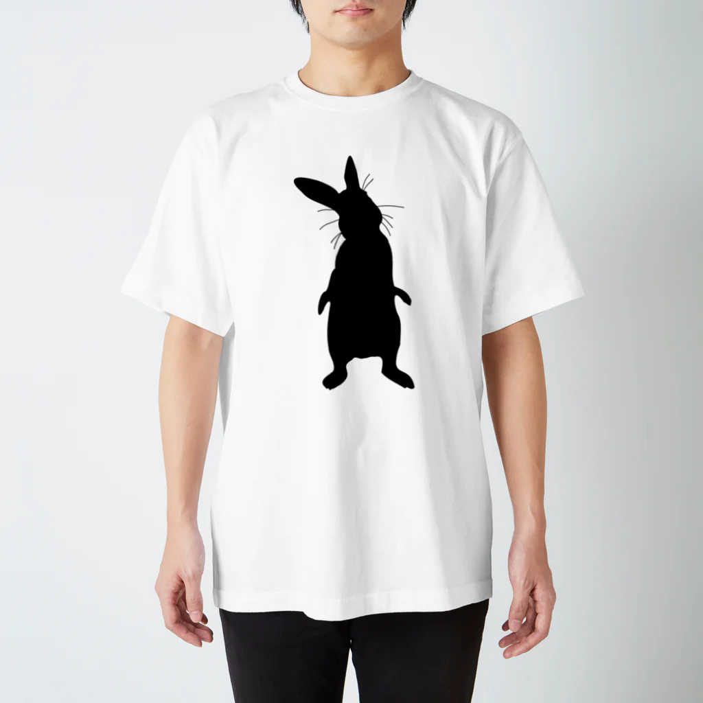 AngelRabbitsの立ち尽くすうさぎ スタンダードTシャツ