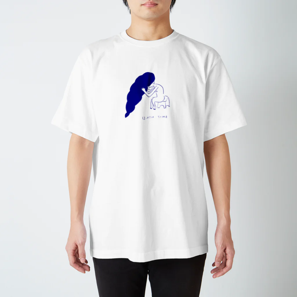 よこづな文庫のBATH TIME Regular Fit T-Shirt