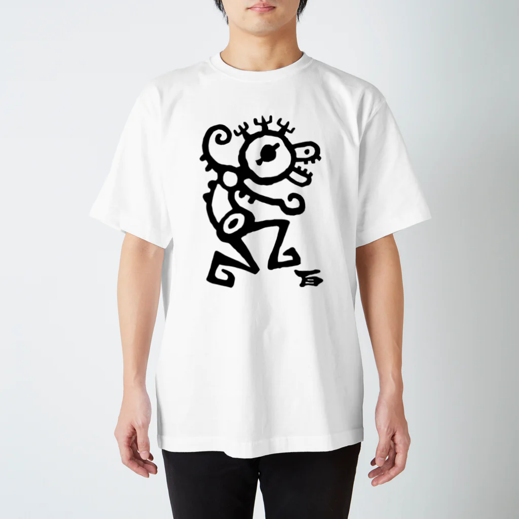 サイベリアンの百ですの【踊る記号の人】グッズ Regular Fit T-Shirt