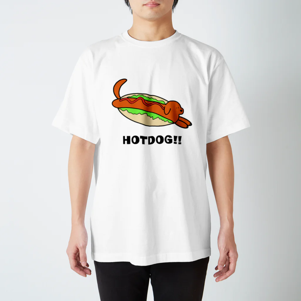 FOODZOOのHOTDOG Regular Fit T-Shirt