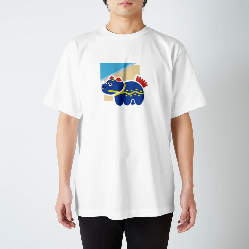 excenのうみとうみべこ Regular Fit T-Shirt