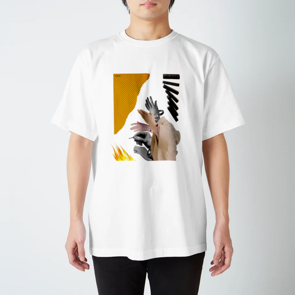 monocolor_collageのHands スタンダードTシャツ