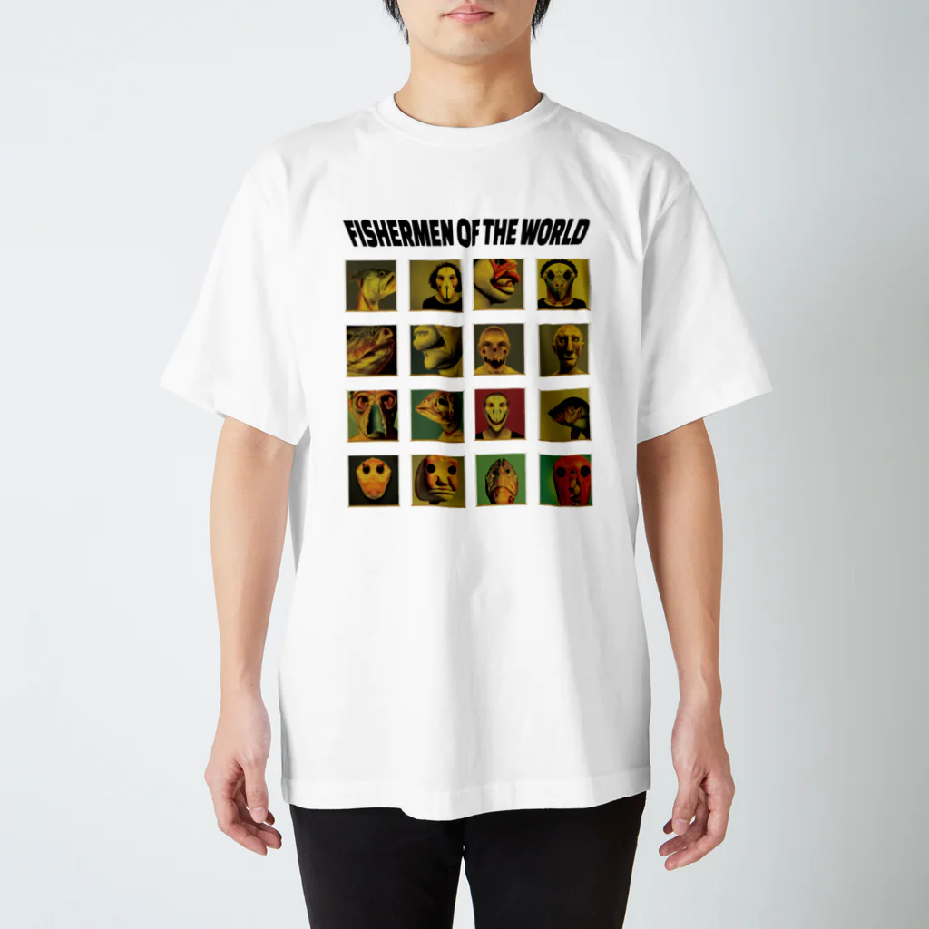 NKVの世界で出会った魚人達 Regular Fit T-Shirt