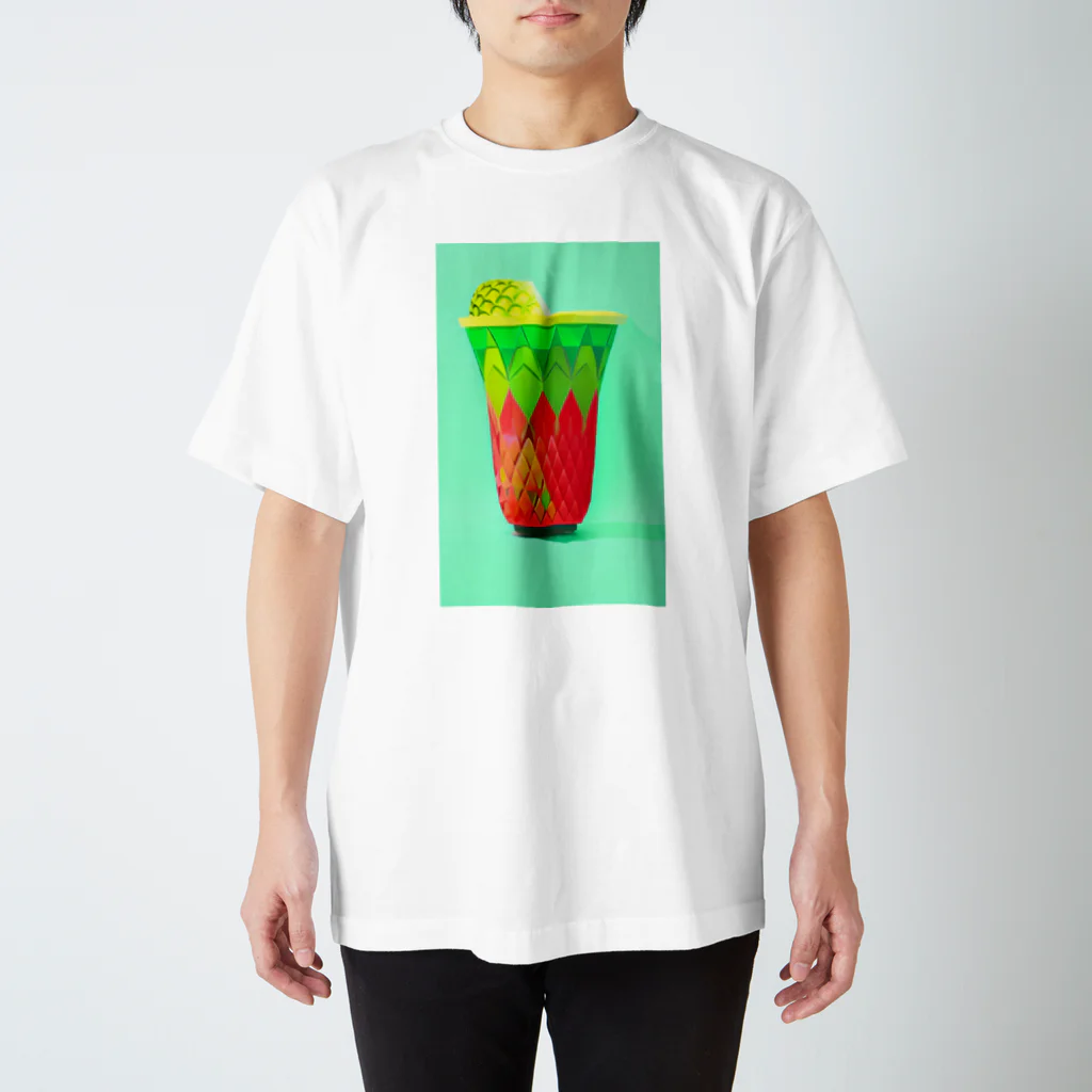 かんづめのくだものコップ スタンダードTシャツ