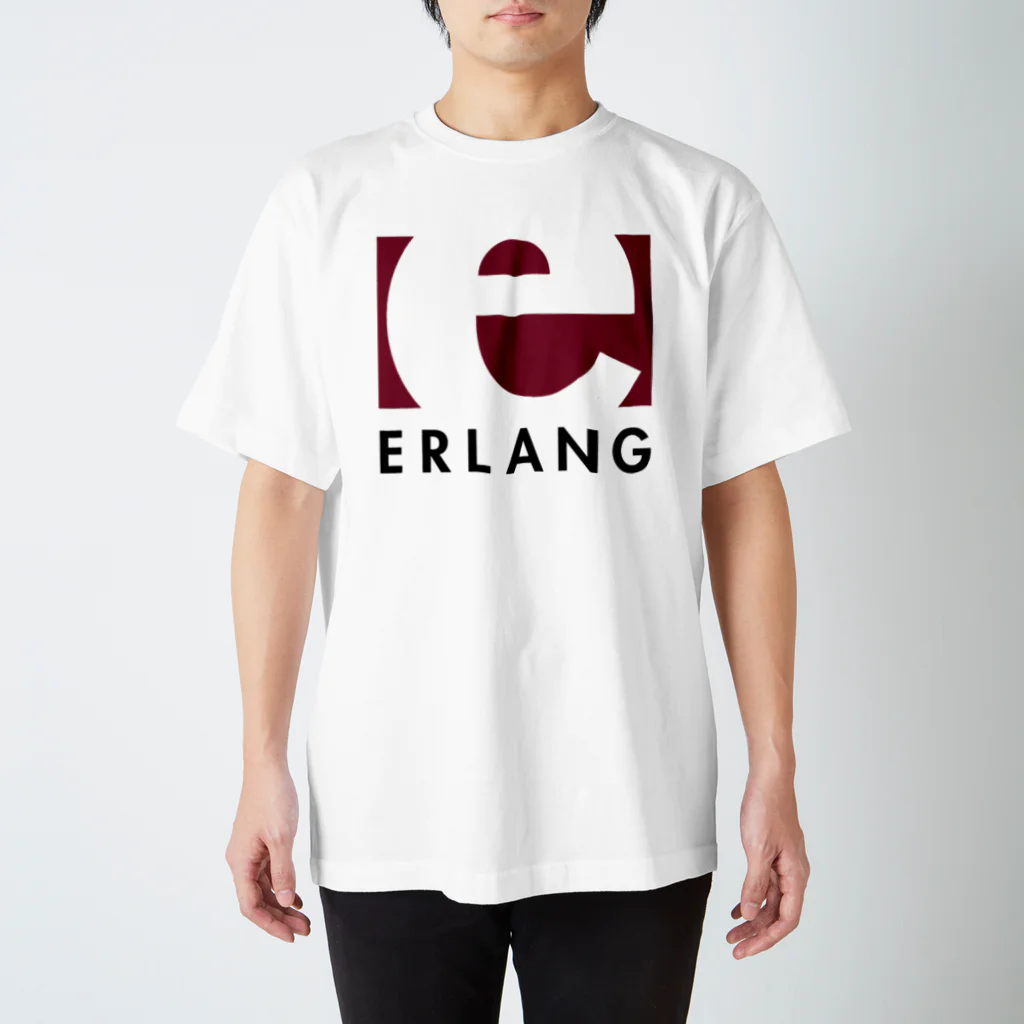 Erlang and Elixir shop by KRPEOのErlang logo Regular Fit T-Shirt