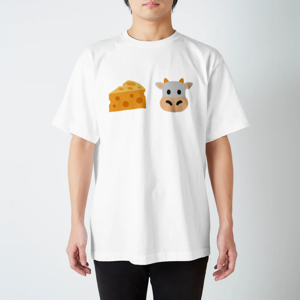 グラフィンのチー牛 ロゴ大 スタンダードTシャツ