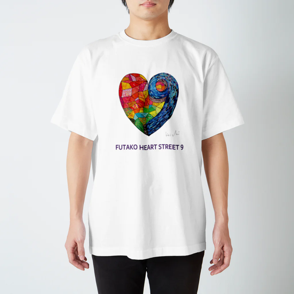 nissyheartのFUTAKO HEART STREET 9  スタンダードTシャツ