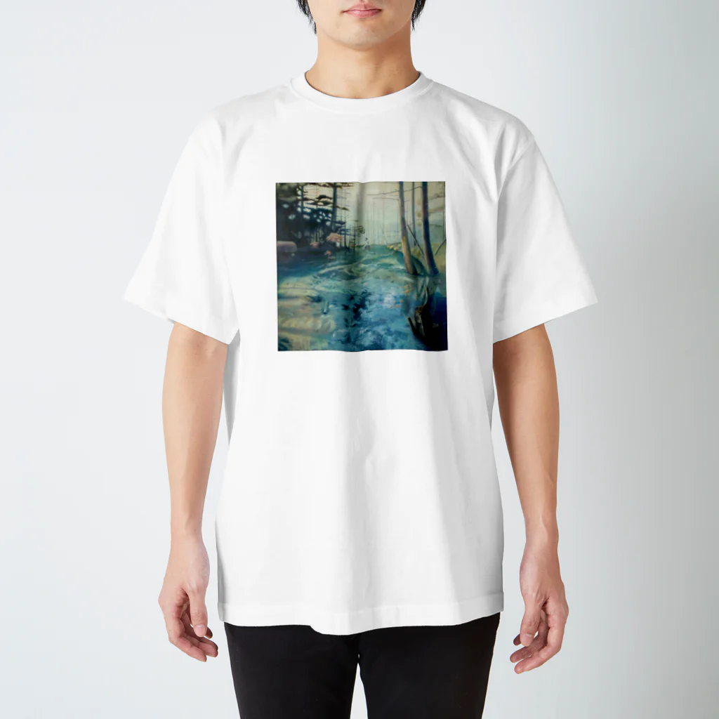 Shira_tama_7の高校生の頃の油絵2。 スタンダードTシャツ