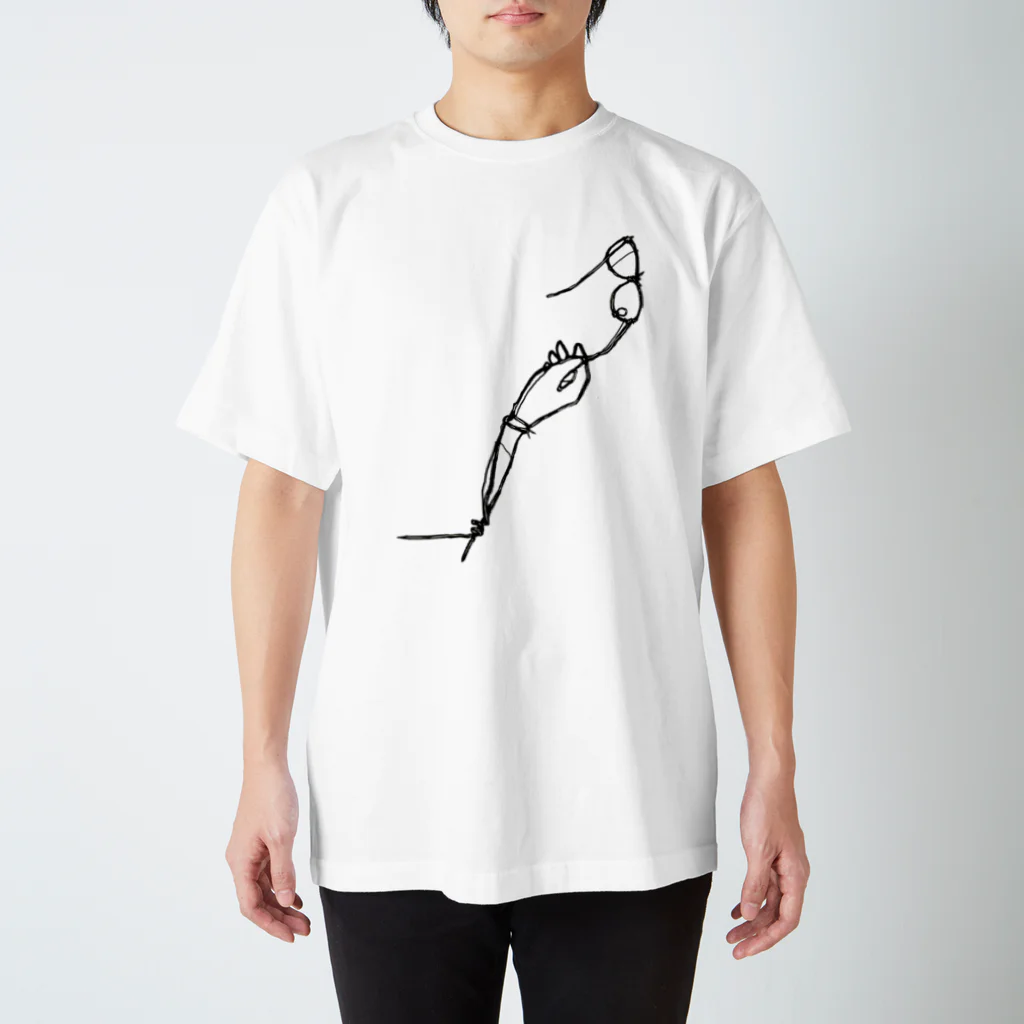 ツガイ☆ツツのサングラス　針金アート風　メガネ Regular Fit T-Shirt