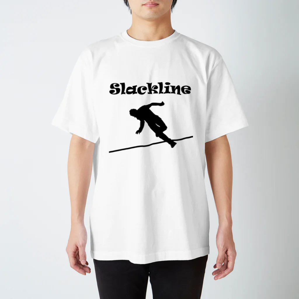 SLACKLINE HUB(スラックライン ハブ)のスラックライン(Slackline) スタンダードTシャツ