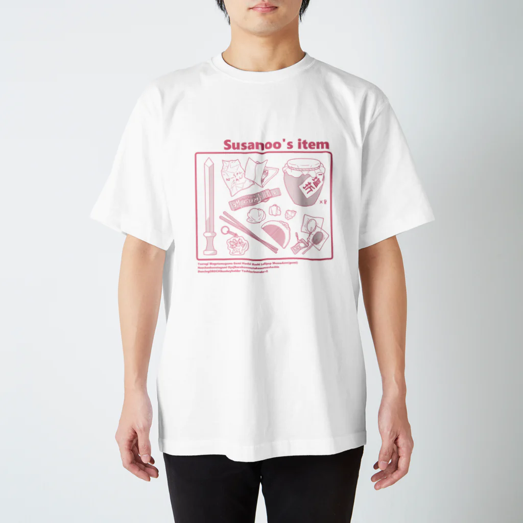 CHICHIZŌのSusanoo's item (赤) スタンダードTシャツ