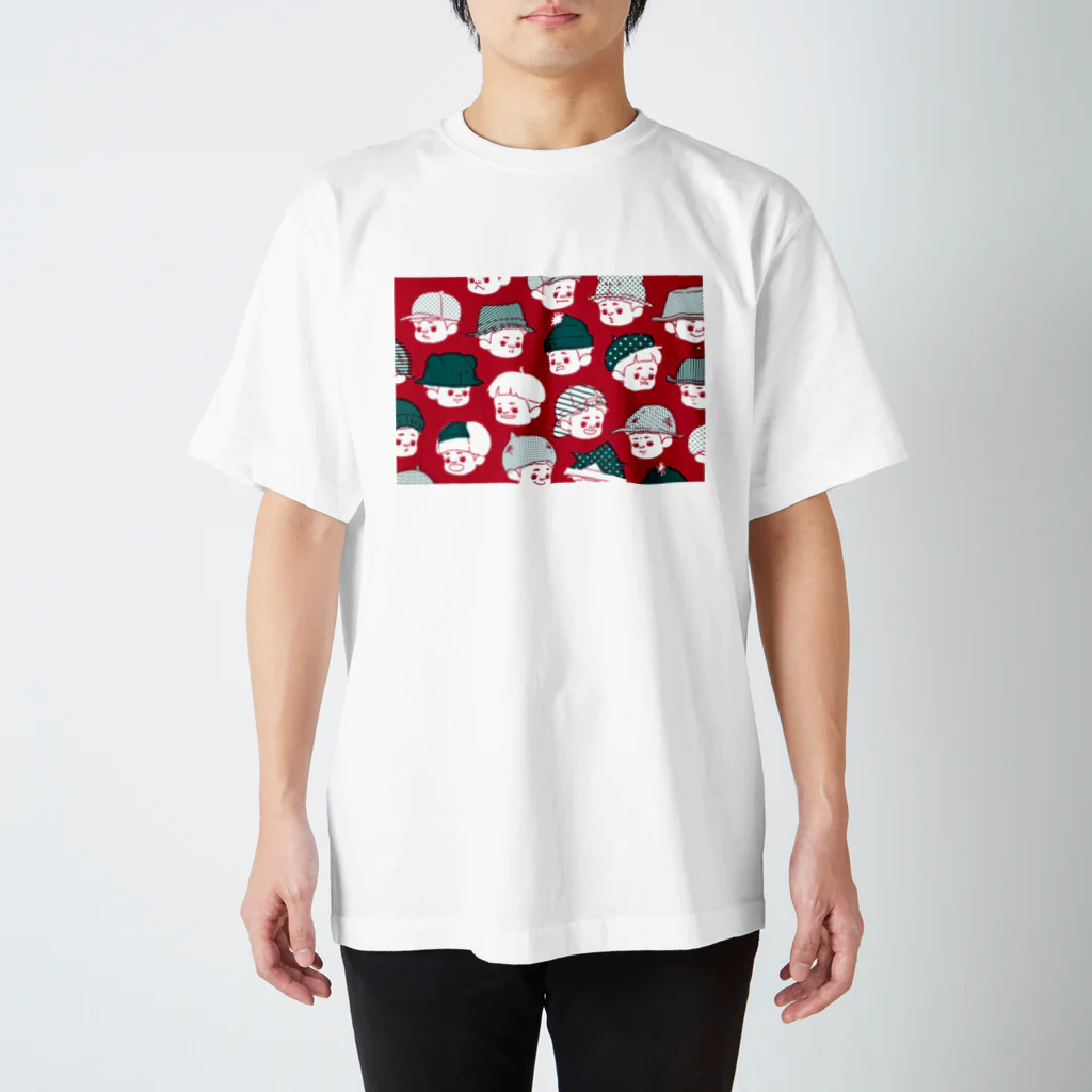 ぼくちん。のぼくちん RED スタンダードTシャツ