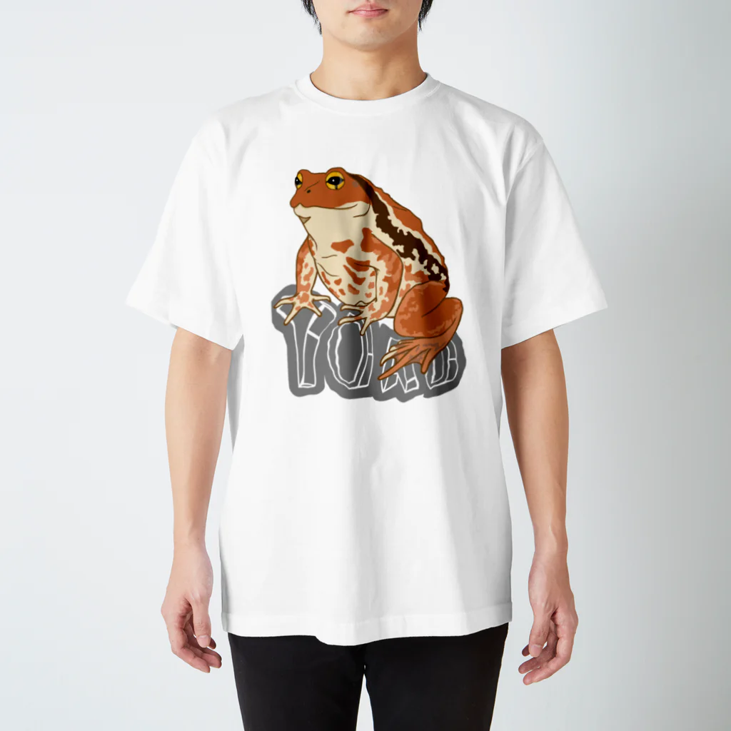 LalaHangeulのTOAD (ヒキガエル) 英字バージョン Regular Fit T-Shirt