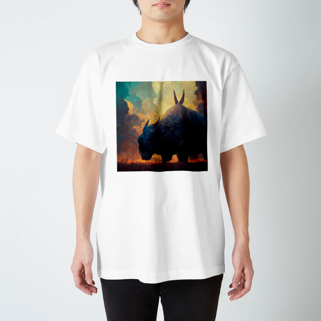 temple t-shirtshopのサイの神様 スタンダードTシャツ