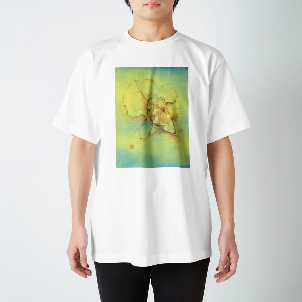 花錦園　～Kakin-en～の【金魚】土佐錦魚～今日ははるか未来から見たあの日～ スタンダードTシャツ