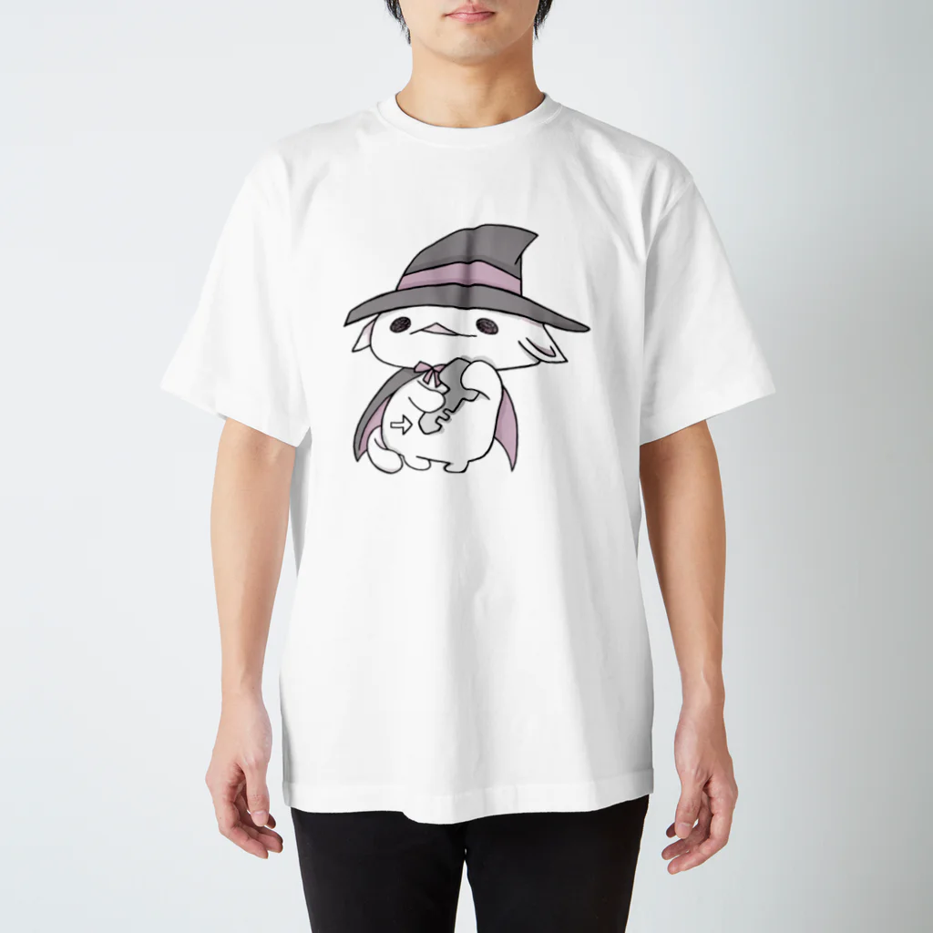 itsuto-こねこしょうしょうめんへらの「かぎをぬすんじゃうぞ」 Regular Fit T-Shirt