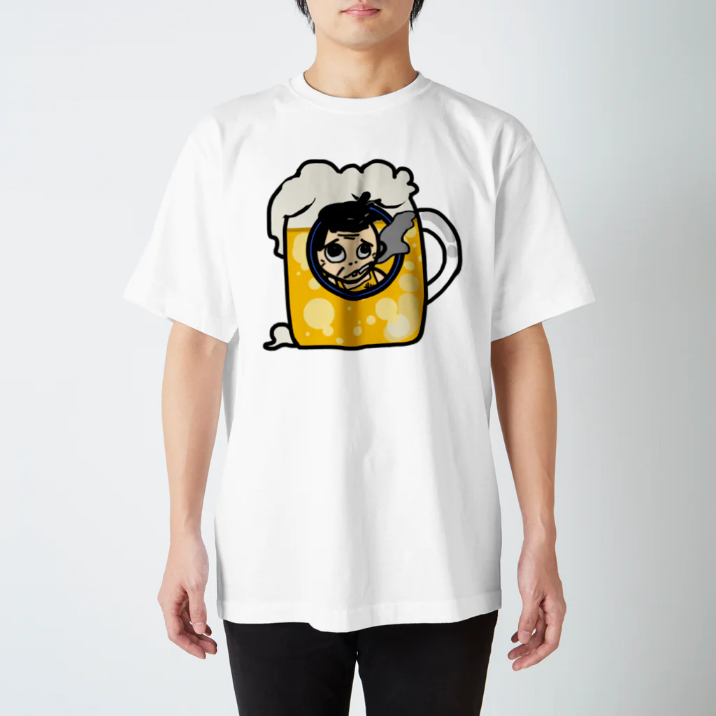 よきちの酒とシガレットとよきち。 スタンダードTシャツ