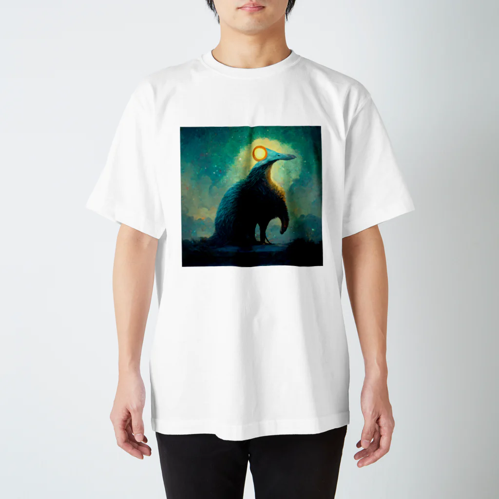 temple t-shirtshopのアリクイの神様 スタンダードTシャツ