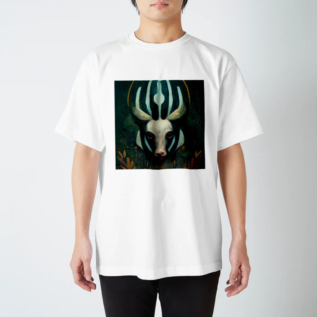 temple t-shirtshopのオカピの神様 スタンダードTシャツ