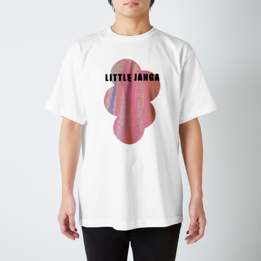 ニッポン放送「オールナイトニッポンPODCAST アンガールズのジャンピン」オフィシャルショップのリトルジャンガTシャツ 英語ver(白) スタンダードTシャツ