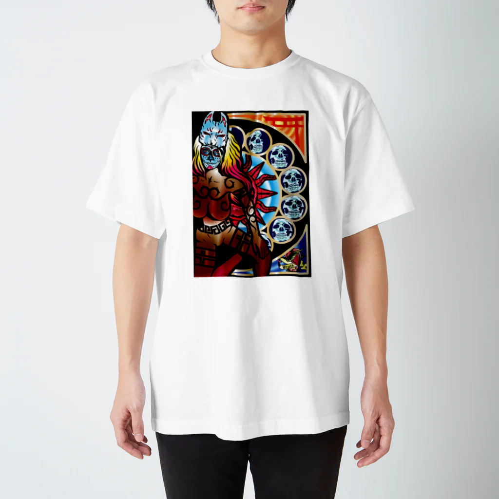 Fuji-Low-Bのアイヌトメキシコ スタンダードTシャツ