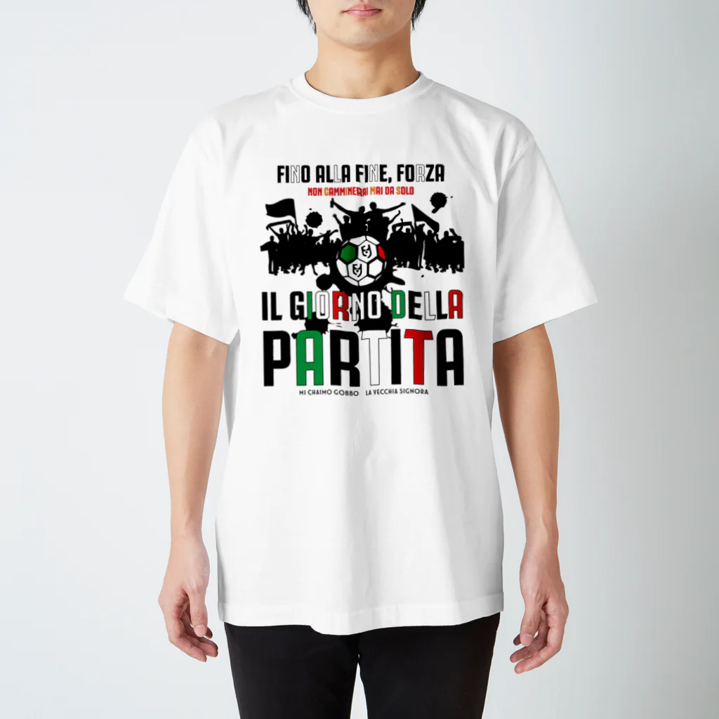 Yoshitomosのmi chiamo gobbo 3 IL GIORNO DELLA PARTITA スタンダードTシャツ