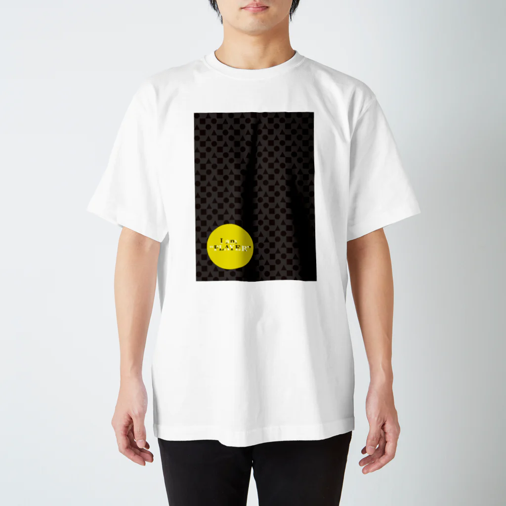 UNIREBORN WORKS ORIGINAL DESGIN SHOPのI  am "PLAYER" スタンダードTシャツ