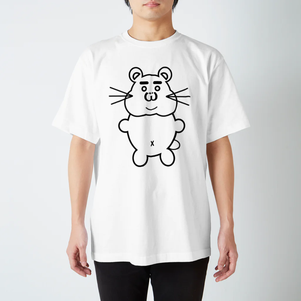 ookamiのあにょわ君 スタンダードTシャツ