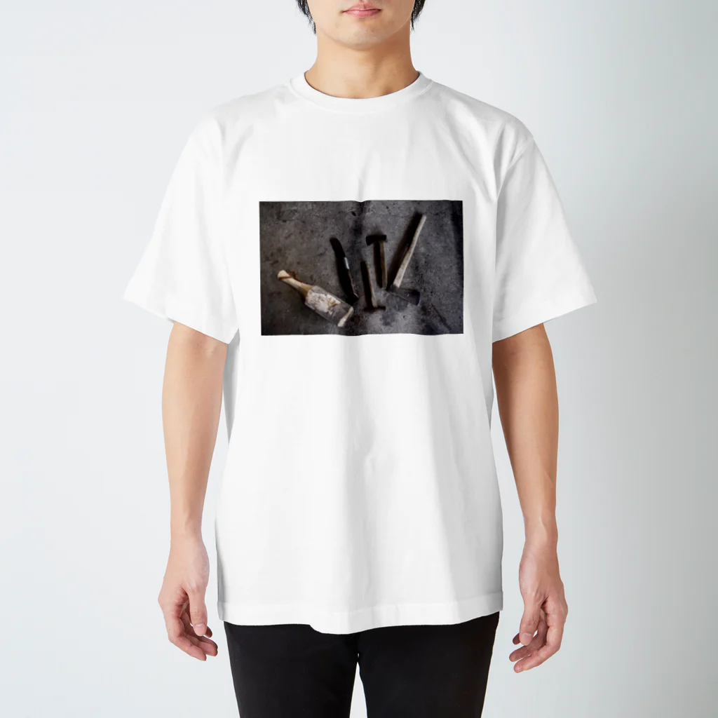 NAKAHARAMOKUZAI GOODS SHOPの中原木材の道具 Regular Fit T-Shirt