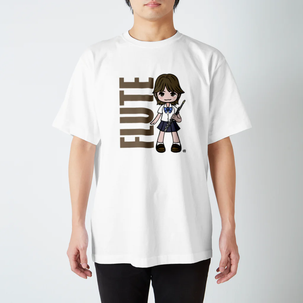 STUDIO39sのブラスシリーズ#01　フルート スタンダードTシャツ