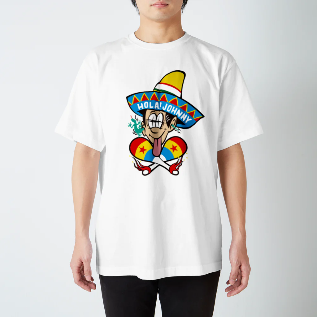 ジョニーくんの  HOLA! JOHNNY with MARACAS スタンダードTシャツ