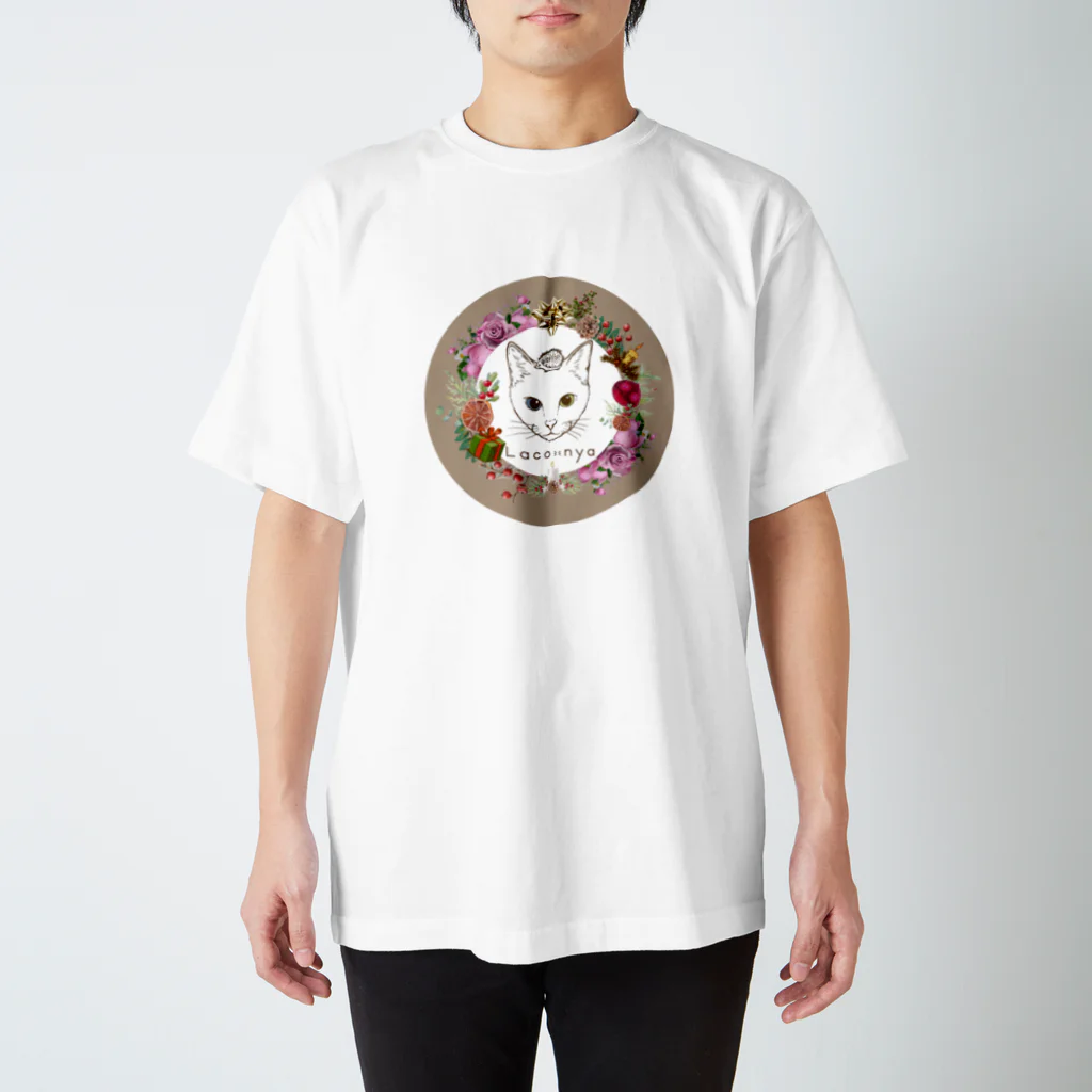 ハンサムシックな猫アクセサリー　Laco-nyaのクリスマスバージョン Regular Fit T-Shirt