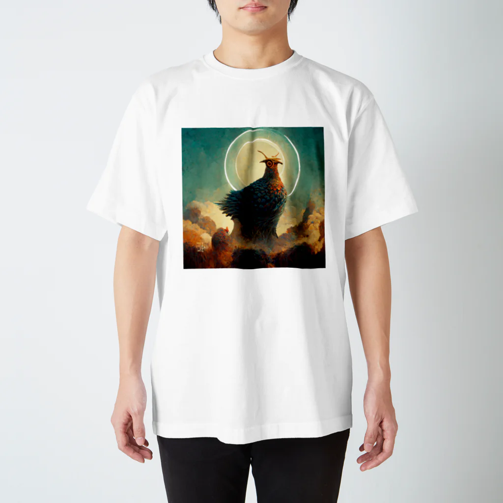 temple t-shirtshopのウズラの神様 スタンダードTシャツ