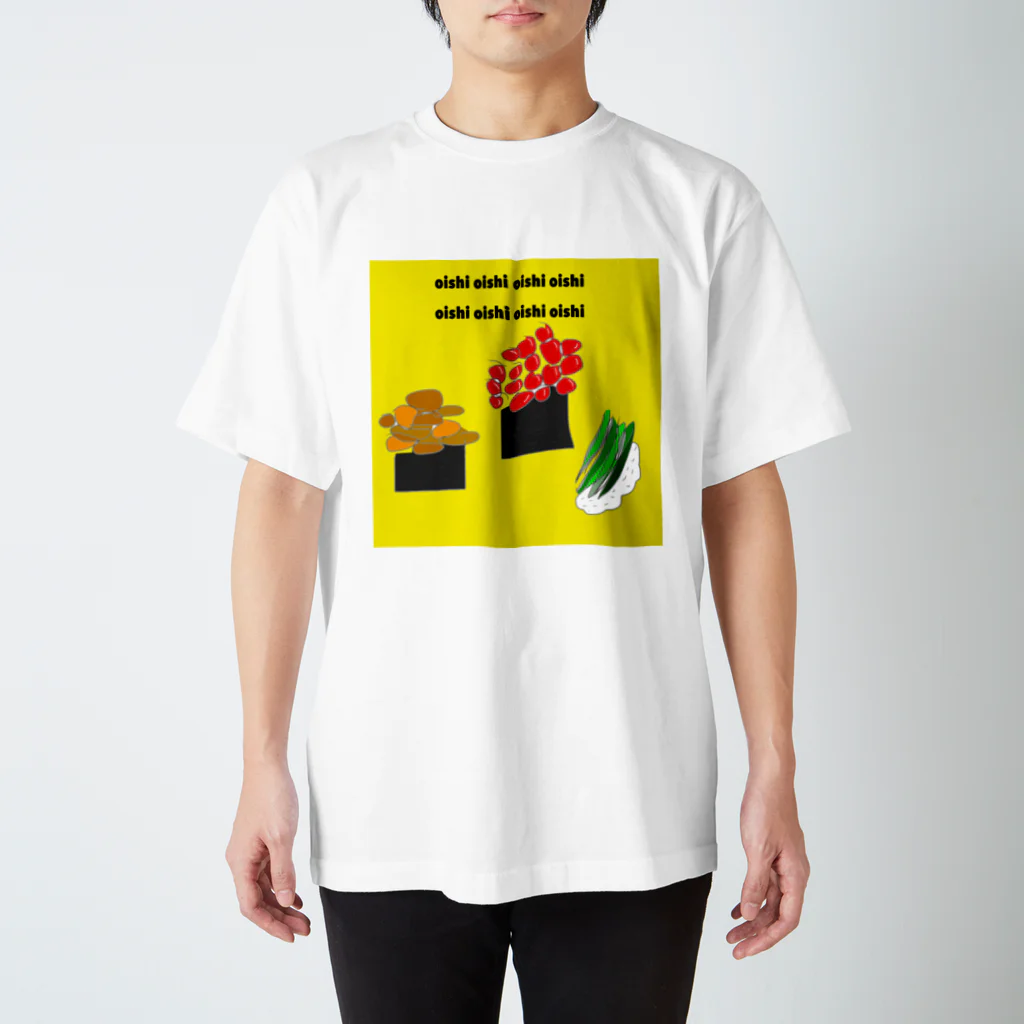 eiga_boysのoishi oishi sushi スタンダードTシャツ