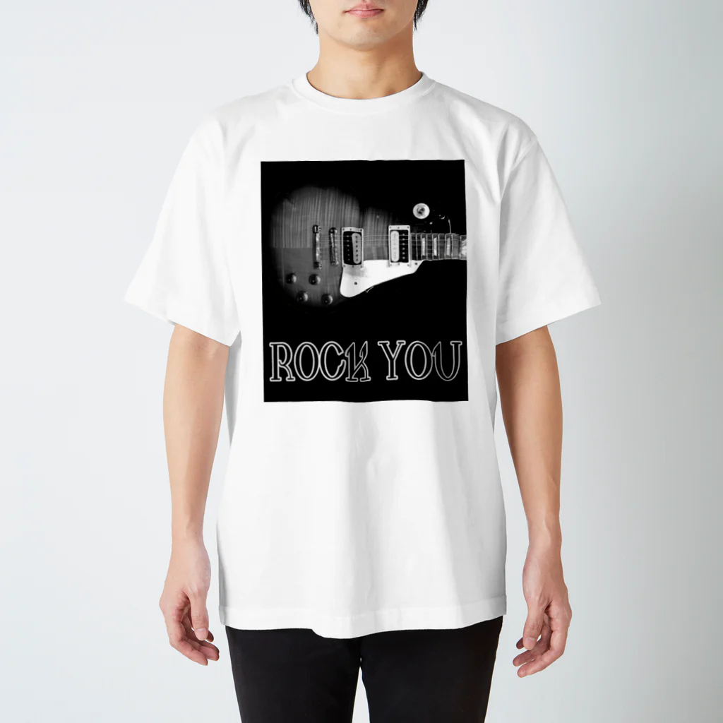 Kengo KitajimaのROCK YOU モノクロ スタンダードTシャツ