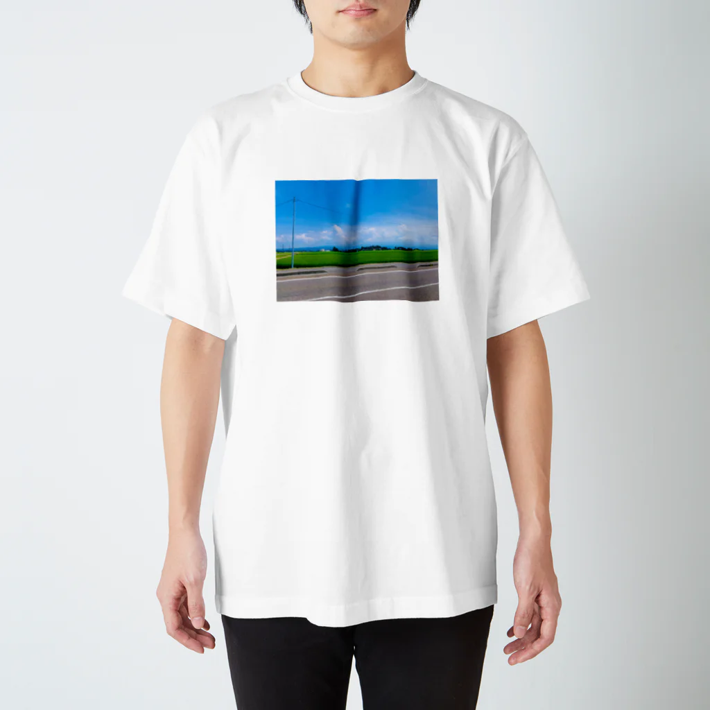 🌤️ｺﾖｽｰﾊﾟｰﾄﾞﾗｲ🌤️の田舎の風景 Regular Fit T-Shirt