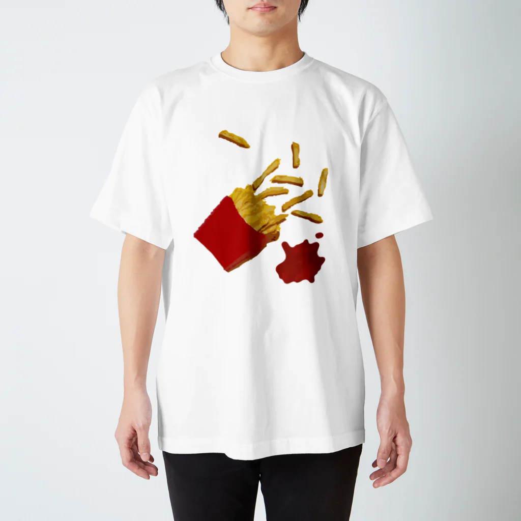 daddy-s_junkfoodsのfrench fries Regular Fit T-Shirt