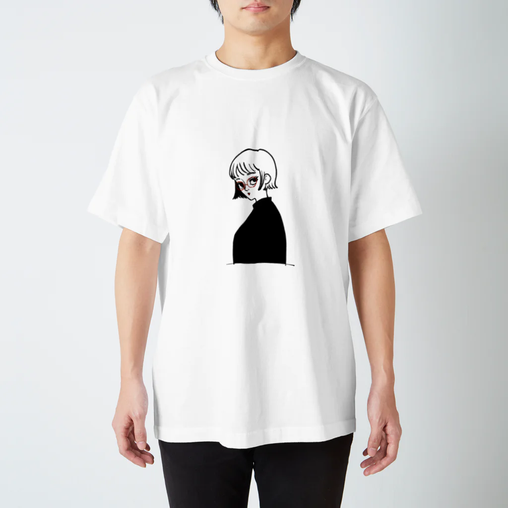 kadoの赤いメガネの女の子 Regular Fit T-Shirt