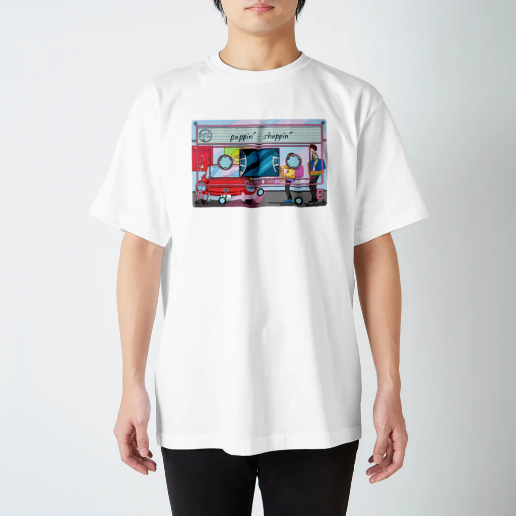 コスメボックスのpoppin’ shoppin’ from 「ロマンス」 スタンダードTシャツ