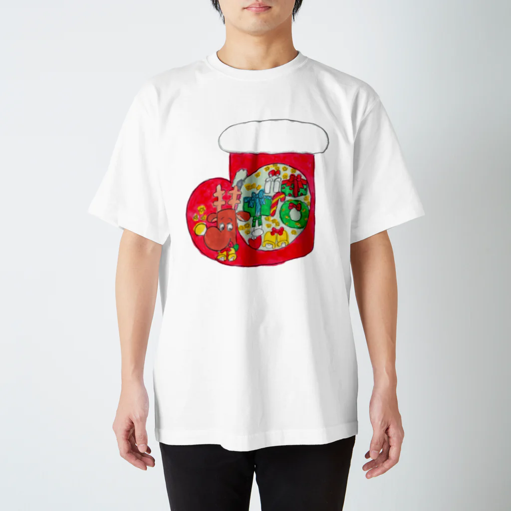 bleuuelbのトナカイのクリスマスパーティー スタンダードTシャツ